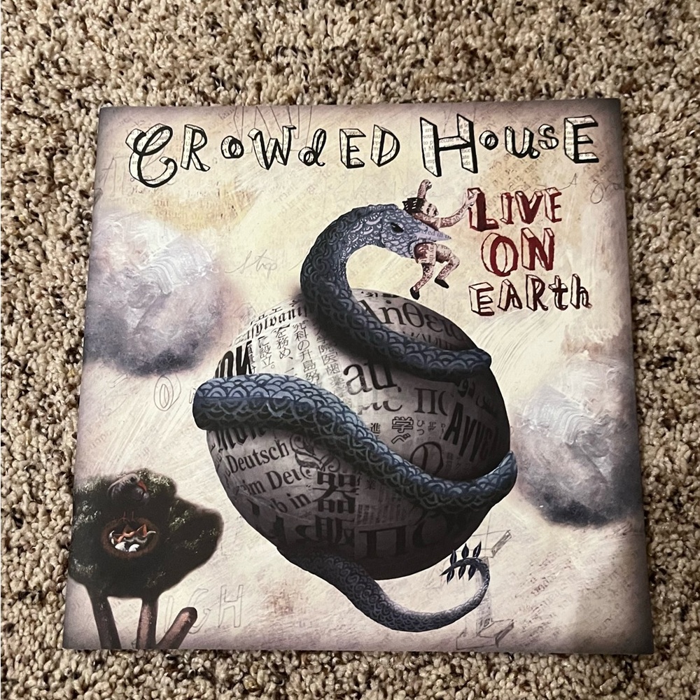 Crowded House Live on Earth 2007 Tour Program Book Neil Finn
